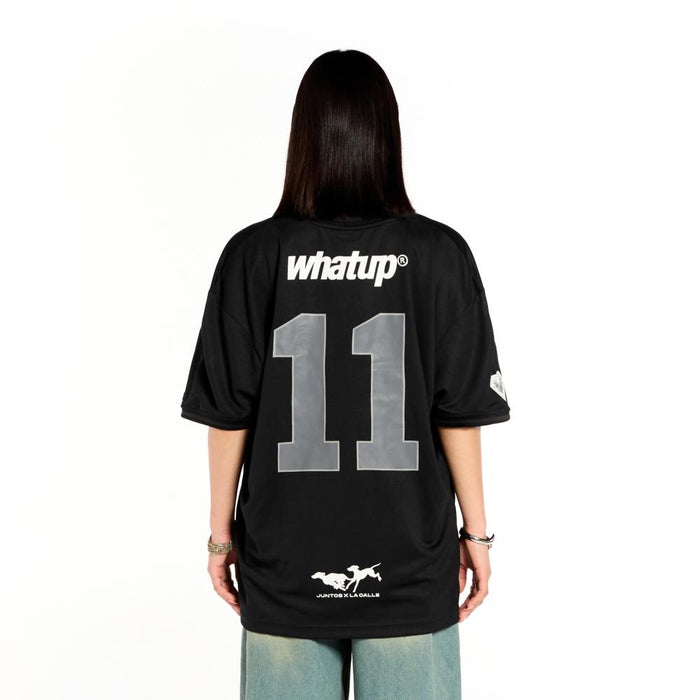 Polera Whatup Hombre Deportiva Negro