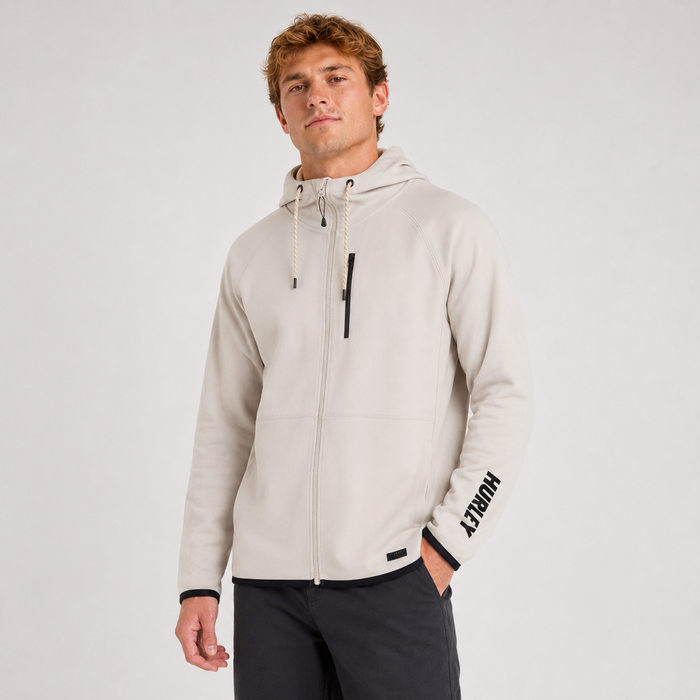 Polerón Cabrillo Heat Full Zip Bone