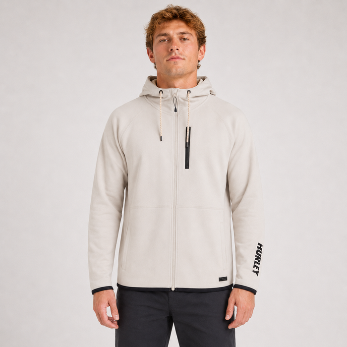 Polerón Cabrillo Heat Full Zip Bone