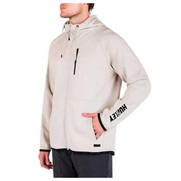 Polerón Cabrillo Heat Full Zip Bone