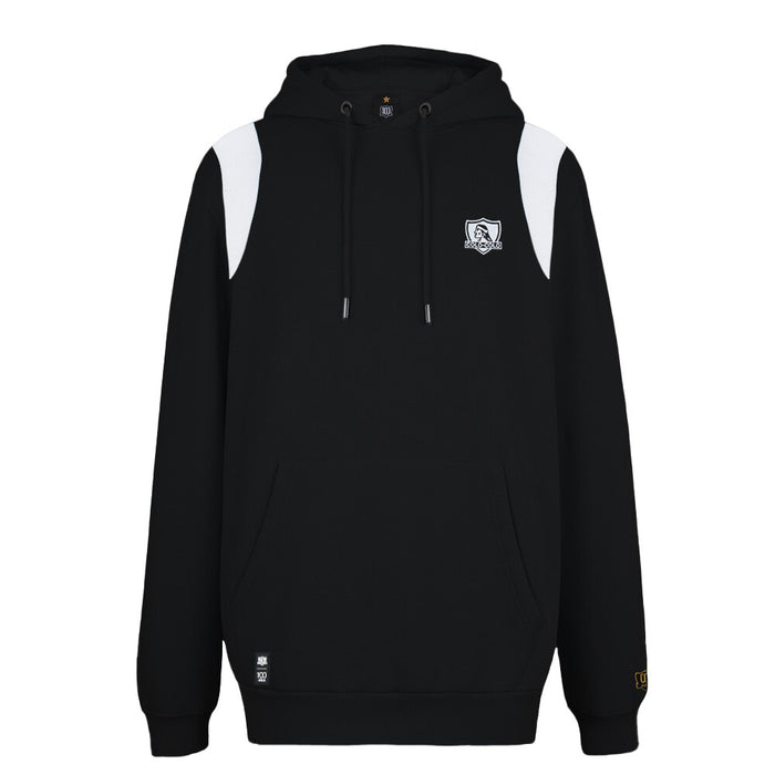 Polerón Colo Colo Urbano Full Zipper Block Color Negro Blanco