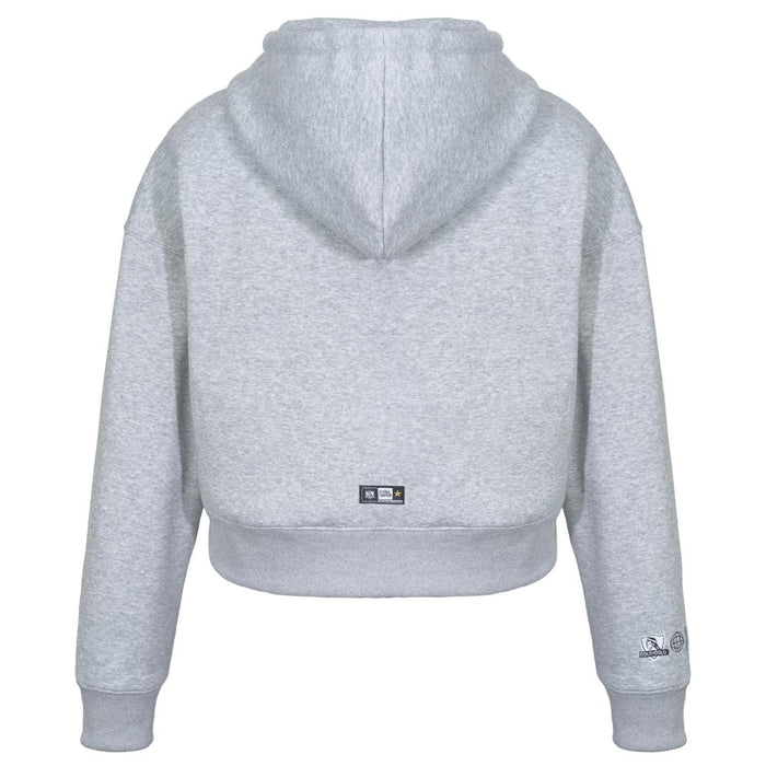 Poleron Colo Colo Urbano Mujer "Escudo" Gris