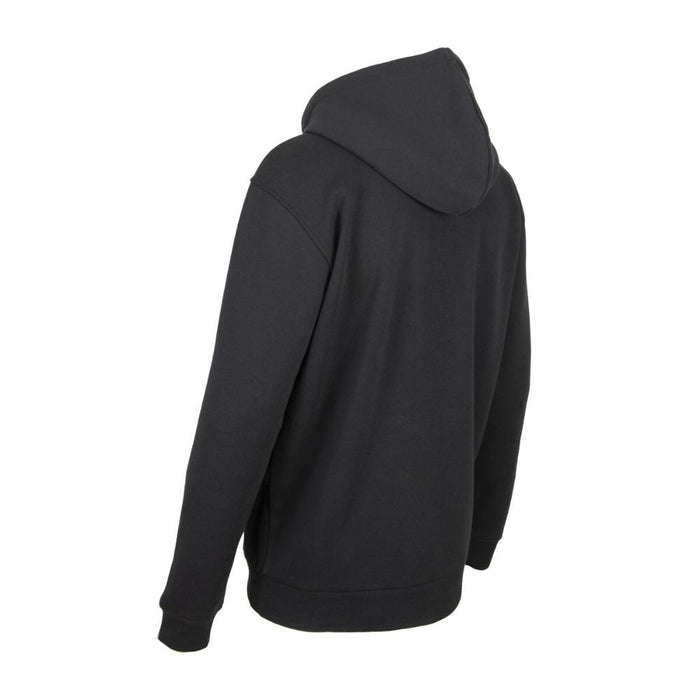 Polerón Men Full Zipper Black Logo White