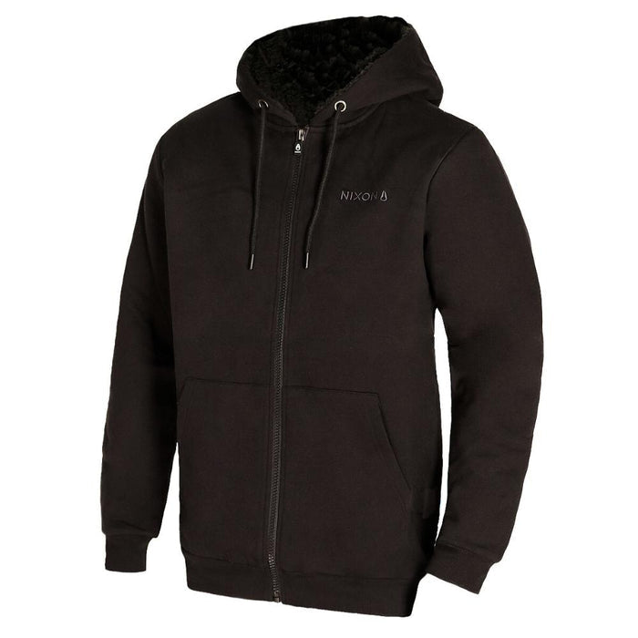 Poleron Men Full Zipper Grey Chiporro Black