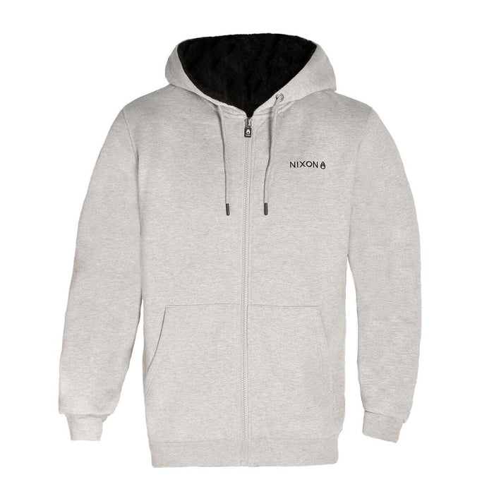 Poleron Men Full Zipper Grey Chiporro Black