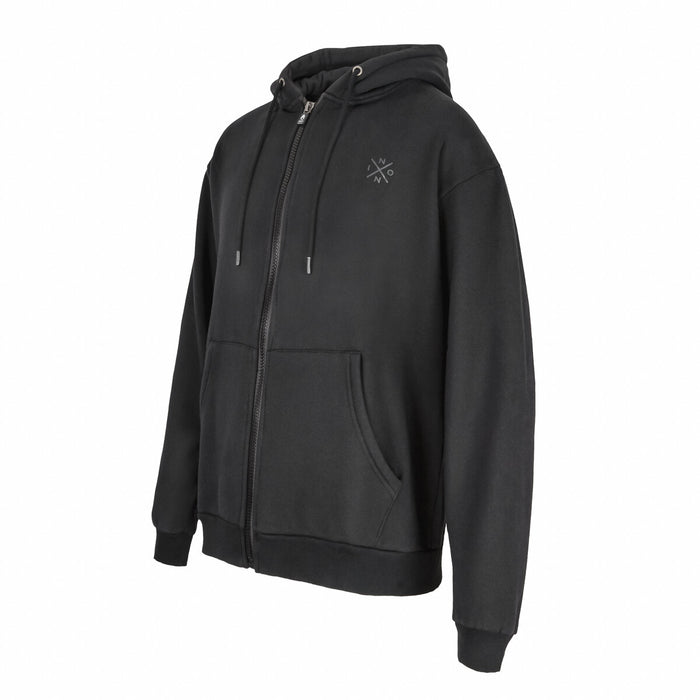 Polerón Nixon Men Full Zipper Black Cross
