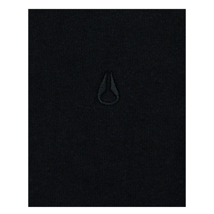 Polerón Nixon Men Full Zipper Tiny logo Black