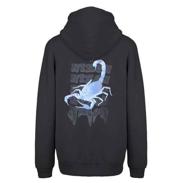 Polerón Nixon Men Hoodie Blue Scorpio Black