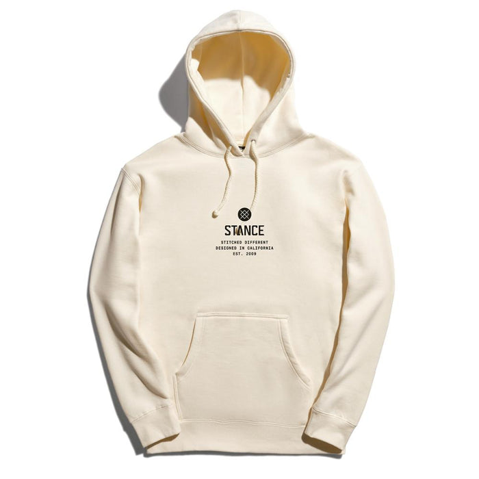Polerón Stance Established Hoodie Bone