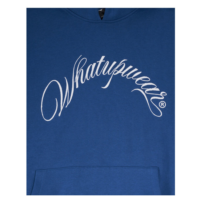 Polerón Whatup Hombre Hoodie Logo Blue
