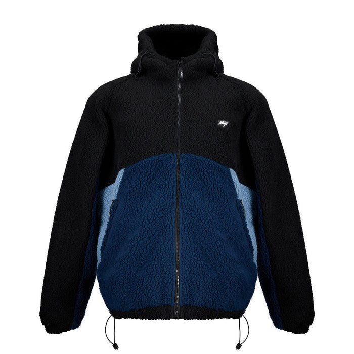Sherpa Whatup Men Full Zipper Black Blue