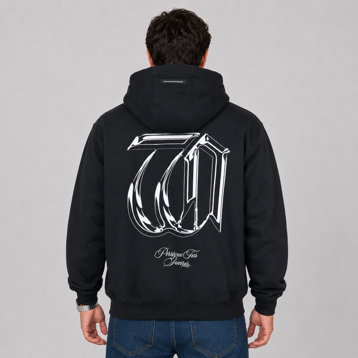 Polerón Whatup Hombre Hoodie Persigue Tus Sueños Black