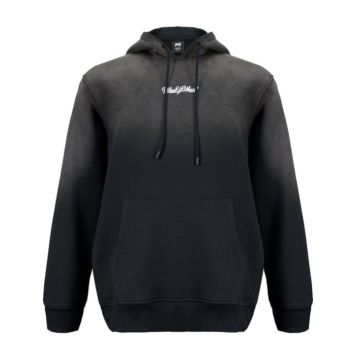 Polerón Whatup Hombre Hoodie Tiny Logo Grey White
