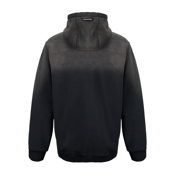Polerón Whatup Hombre Hoodie Tiny Logo Grey White