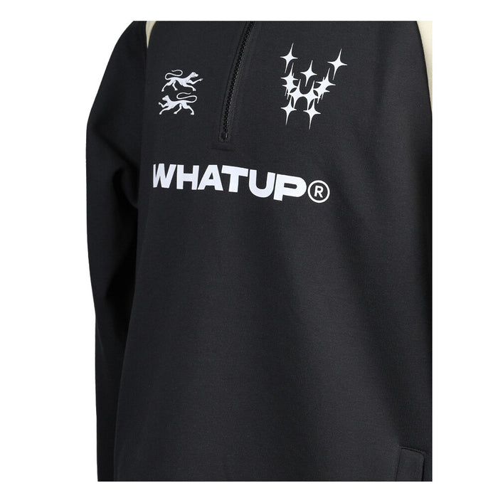Polerón Whatup Hombre Half Zipp Black Core