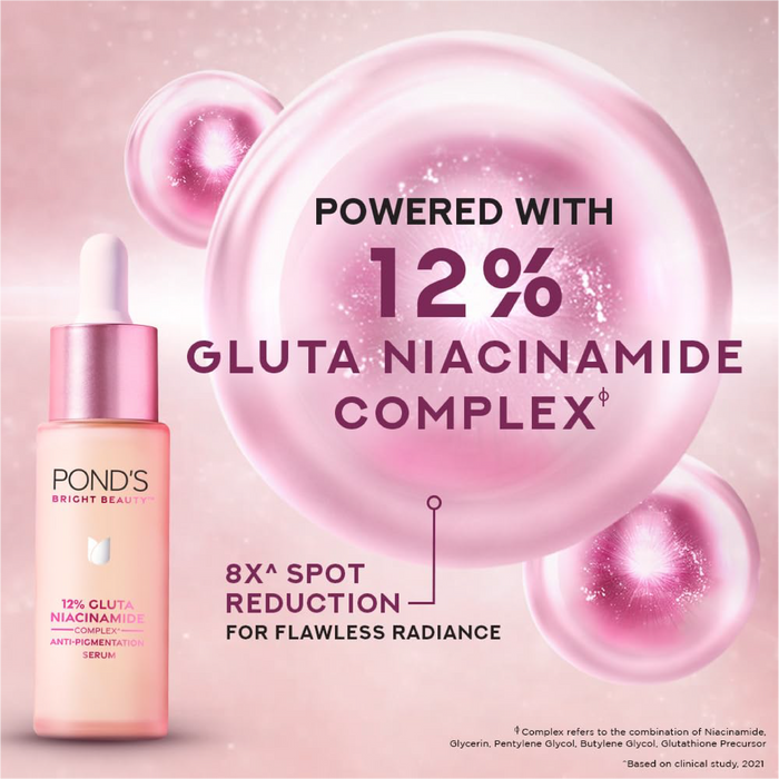 Pond's Bright Beauty Gluta-Niacinamide Complex 12% Serum - 28ml