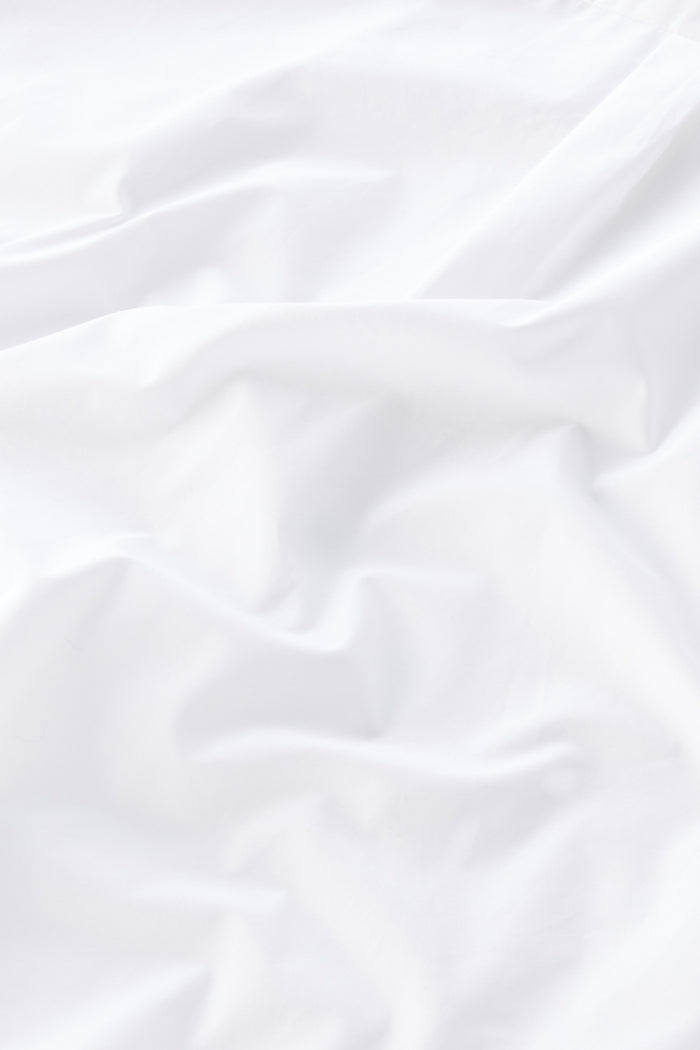 Poplin Blouse In Pure Cotton Poplin Bright White