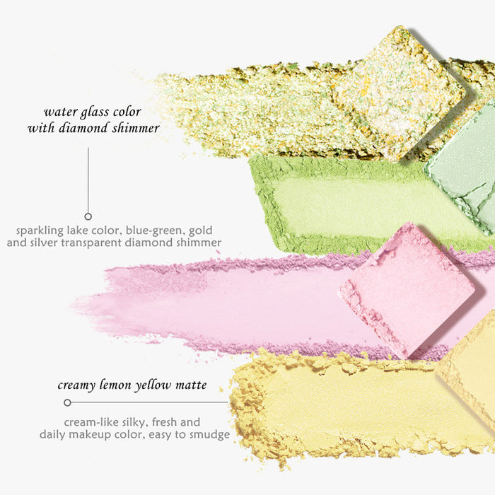 QianYan Lime Cheese 16-Color Eyeshadow Palette T4349