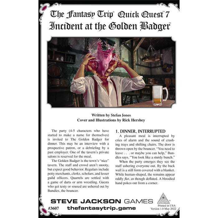 Quick Quest 7: Incident at the Golden Badger
