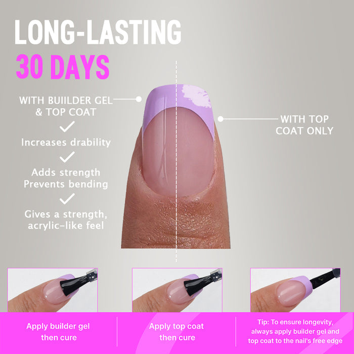 Rainbow Tips | Short Almond | ProTips