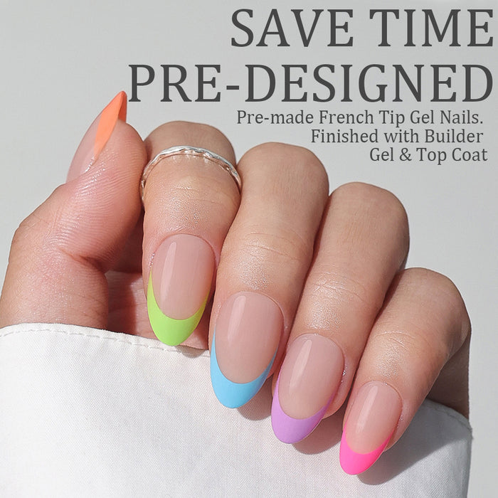 Rainbow Tips | Short Almond | ProTips