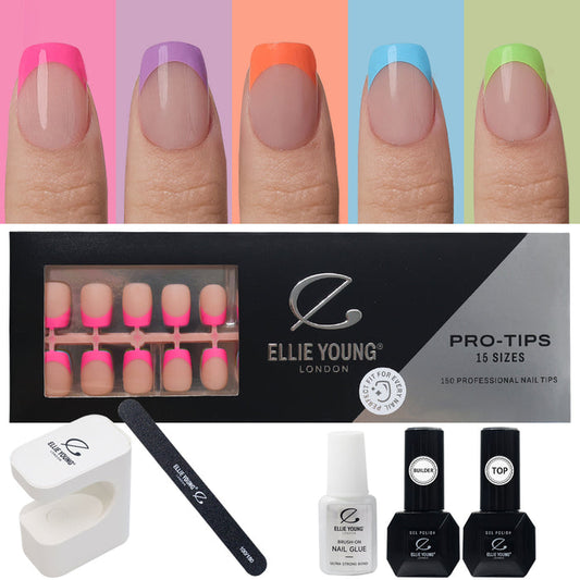 Rainbow Tips | Short Square | ProTips