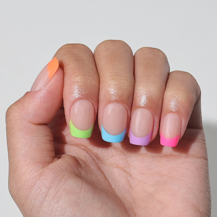 Rainbow Tips | Short Square | ProTips