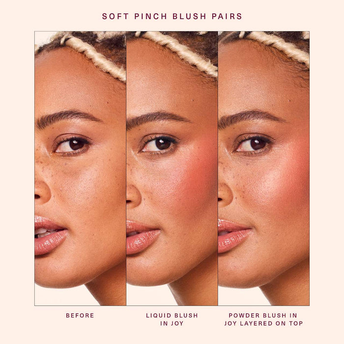Rare Beauty Soft Pinch Liquid Blush NWOB in packaging, showcasing the makeup product with sleek design and vibrant color.