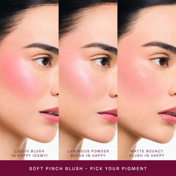 Rare Beauty Soft Pinch Liquid Blush NWOB by Selena Gomez, vibrant pink shade in sleek packaging, ideal for natural blush looks.