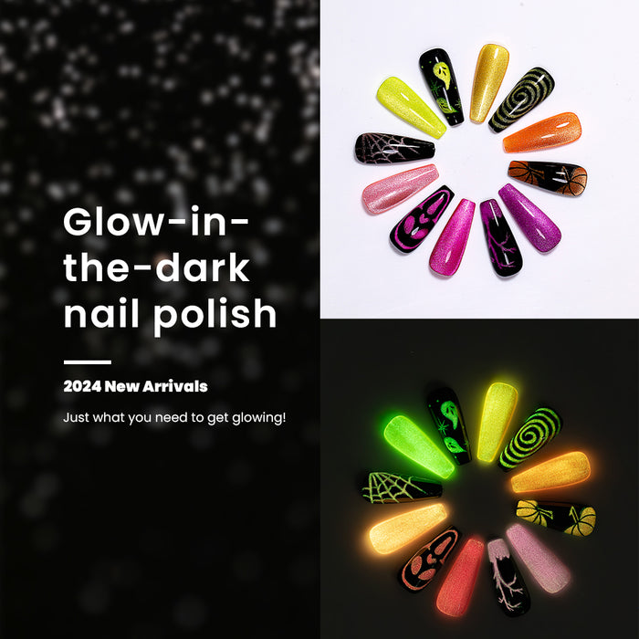 Neon Cat Eye Gel Glows in Dark Halloween Spooky Effect