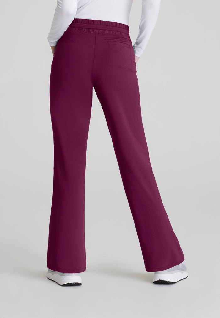 Reach Knit Pant - Wine - Grey's Anatomy Scrubs