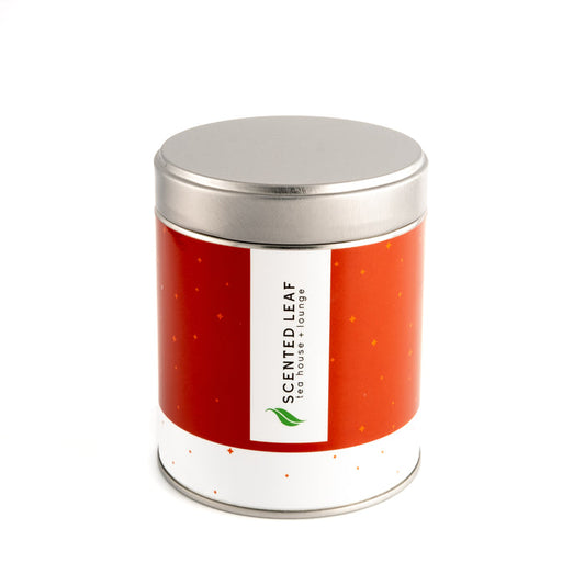 "Red Polka Dot" Tea Tin