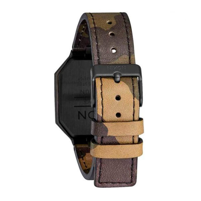 Reloj Re-Run Leather All Black Camo