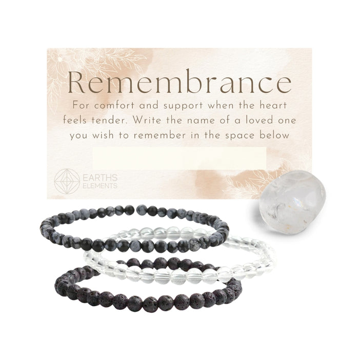 Remembrance - Intention Bracelet Set - 4mm