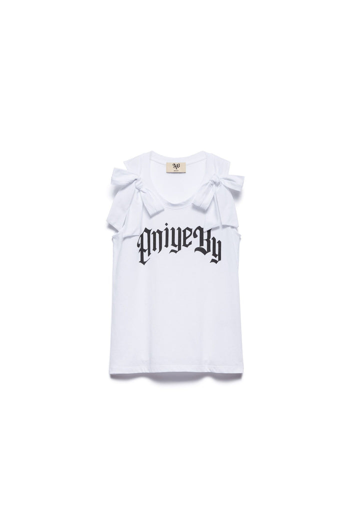 Ribbon T-Shirt White – Aniye Bye