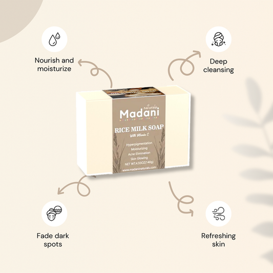 Rice Milk Repair Brightening Soap with Vitamin C & Salicylic Acid