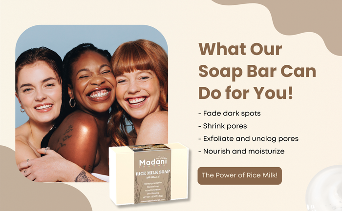 Rice Milk Repair Brightening Soap with Vitamin C & Salicylic Acid