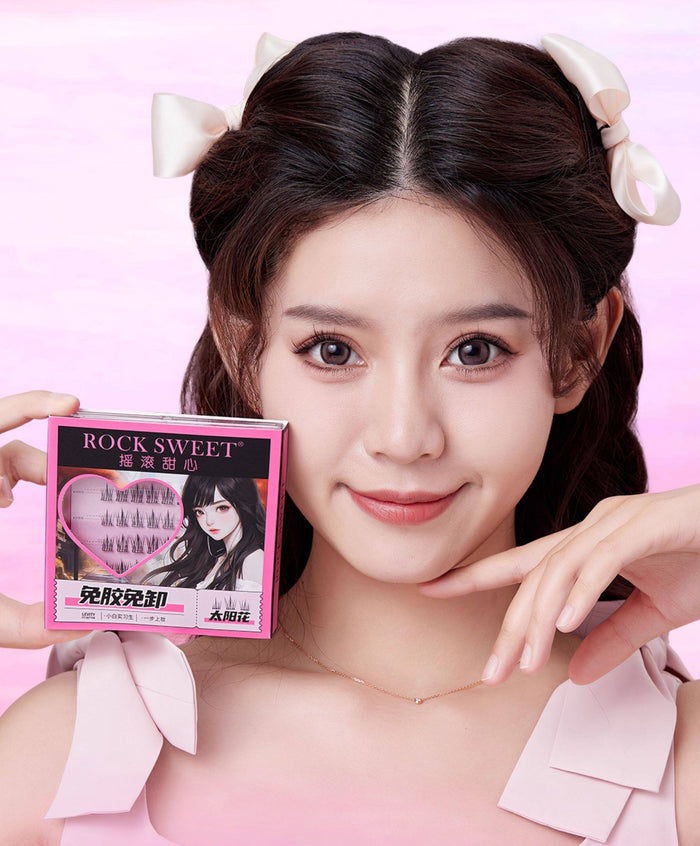 ROCK SWEET Glue-free Natural False Eyelashes T5542