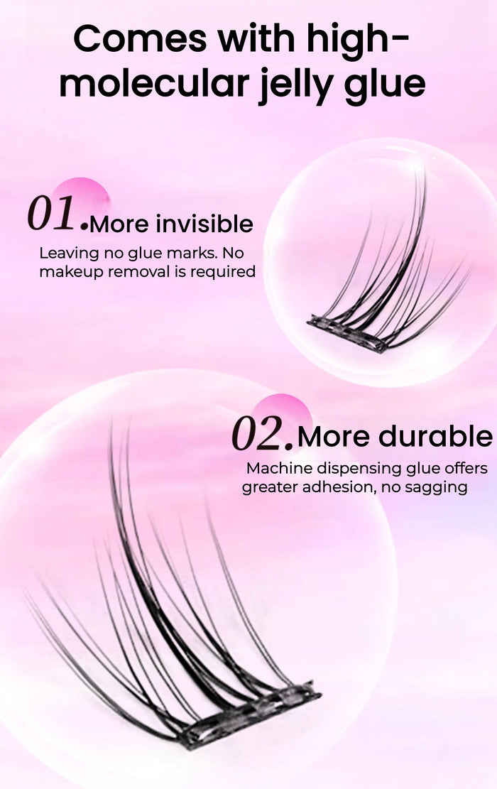 ROCK SWEET Glue-free Natural False Eyelashes T5542