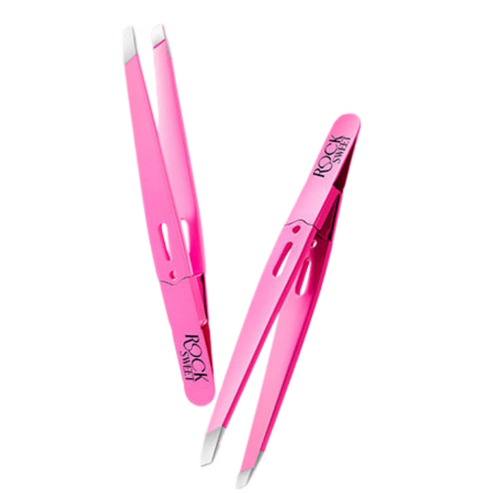 ROCK SWEET High-precision Stainless Steel Eyebrow Clip Tweezers T5550