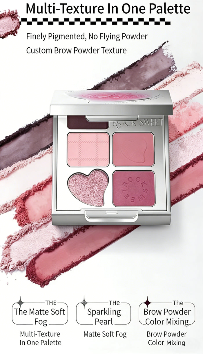 ROCK SWEET Rhythmic Fantasy Collection 5-color Eyeshadow Palette T5655