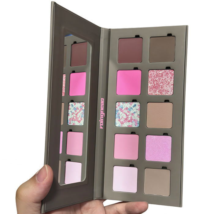 ROINGNEAO Pink Wave Initiative Smoky Eyeshadow Palette T5748