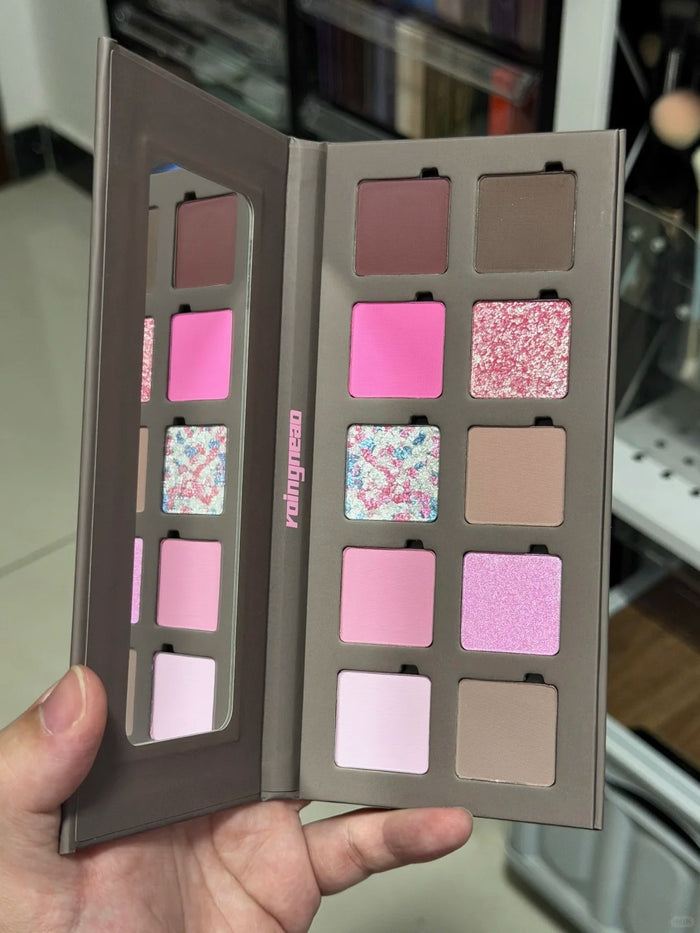 ROINGNEAO Pink Wave Initiative Smoky Eyeshadow Palette T5748