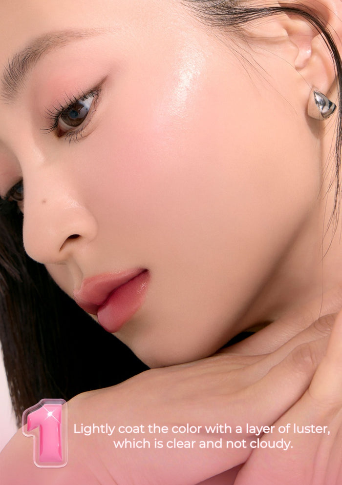 ROMAND Juicy Roll Cheek Glossy Makeup Blusher Ball T4838