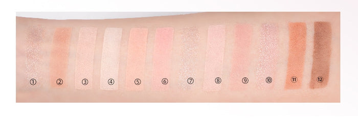 ROMANTIC BEAUTY Spectra Glow 12-color Eyeshadow Palette T5703
