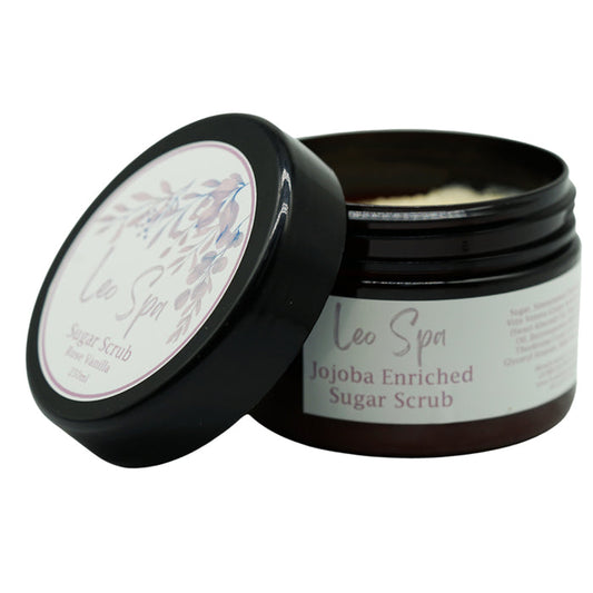 Rose Vanilla Jojoba Enriched Sugar Scrub