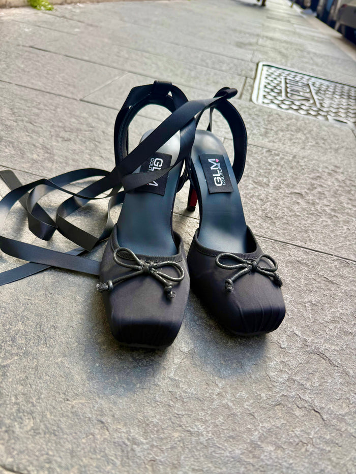 Sandalo Ballerina Hight Black