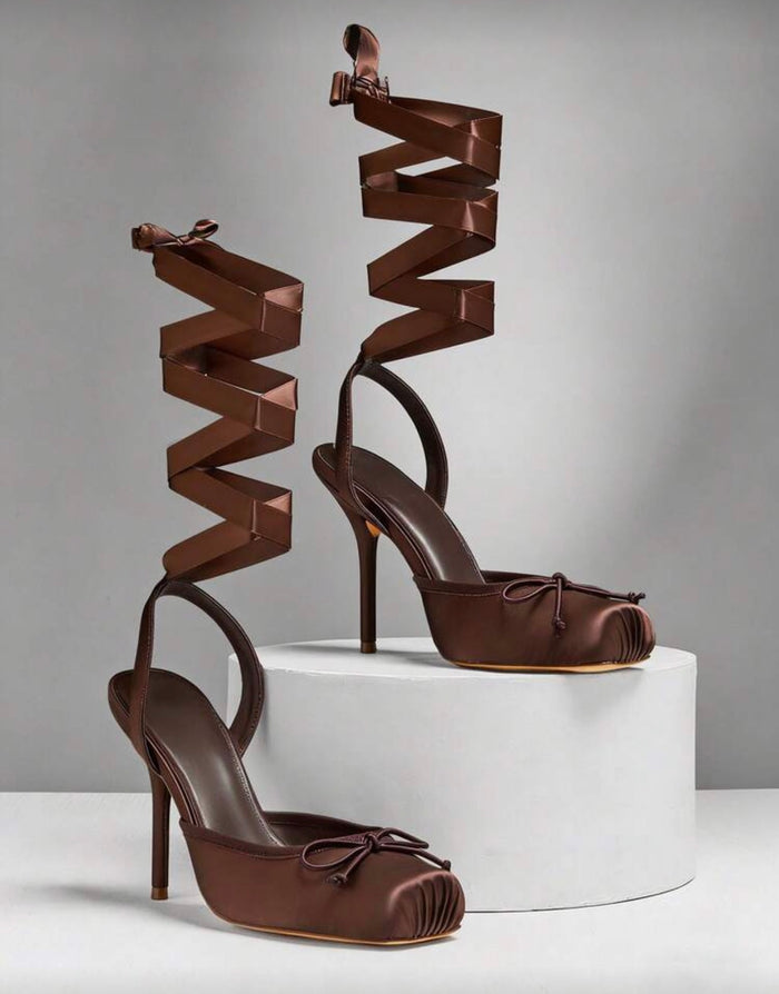 Sandalo Ballerina Hight Brown