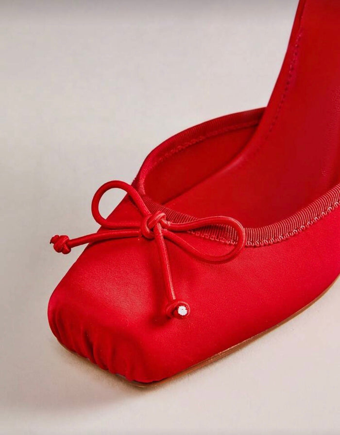 Sandalo Ballerina Hight Red