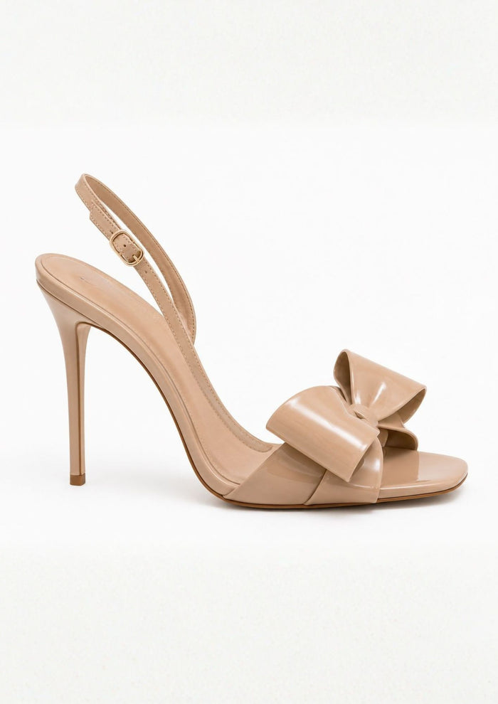 Sandalo Nude Bow